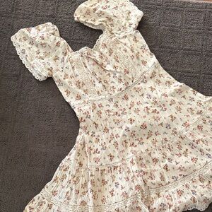 Floral Puff Sleeve Dress